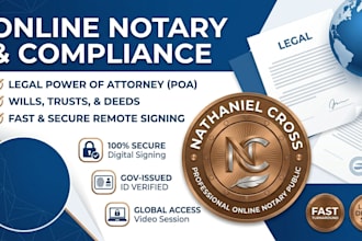 provide expert online notary for usps 1583 and international docs