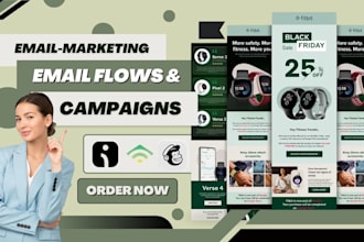 be your klaviyo expert for shopify email marketing, email flows shopify klaviyo