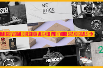 craft a complete visual direction for your brand