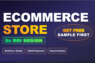 ecommerce website , online store , shopify store