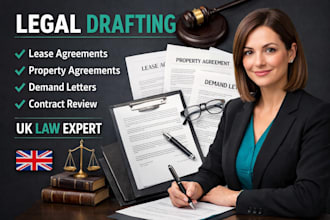 draft lease agreement, property agreement, demand letter, contract review UK law