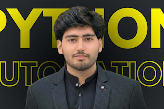 do python automation, create python bot, expert python developer ai automation