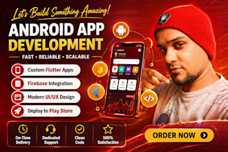 do android app using flutter and firebase