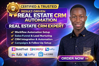 setup real estate crm, lofty, boldtrail kvcore, follow up boss, idx website