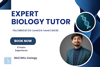 teach biology for fsc, mdcat, o level, a level and igcse online