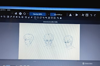 do character design or rough storyboard for you