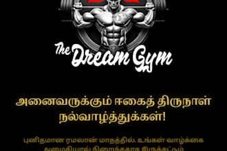 design gym and fitness social media posts
