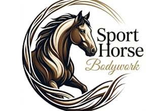 design modern creative sport horse logo