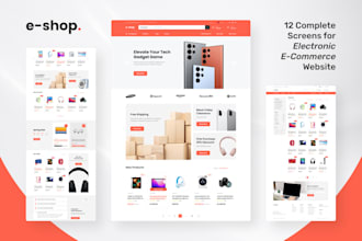 build ecommerce websites, advanced marketplaces with dashboards