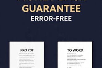 manually type PDF image to word file fast accurate