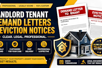 create landlord tenant demand letters and eviction notices