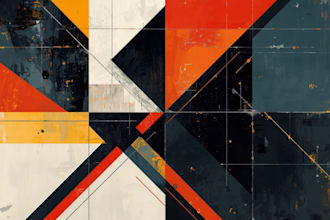 paint digital abstract art works