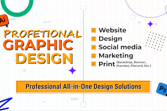 design professional social media, web and print graphics