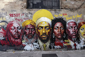 design graffiti designs, murals and wall arts