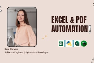 automate your excel data, reports, and PDF tasks with python