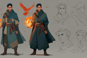 create concept or character art