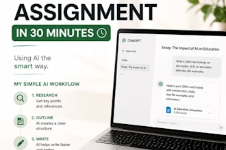 do ms word, excel, power point and access assignments