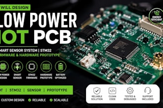 design low power iot pcb, smart sensor system,stm32 firmware hardware prototype