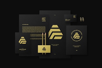 design business logo and brand identity, cooperate  branding kit