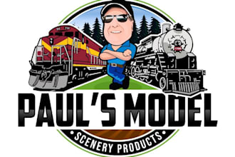 design modern train logo
