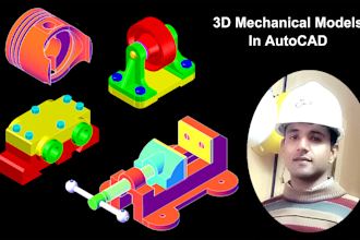 make 3d mechanical models in autocad