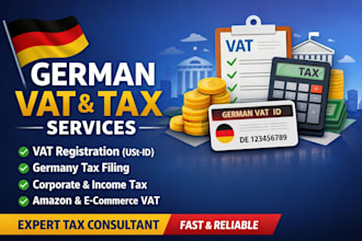 do german vat registration, germany tax filing, corporate tax income tax, vat id