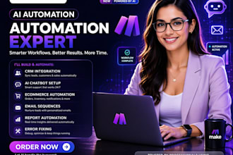 make com made com automation gohighlevel CRM zoho clickup make com automation