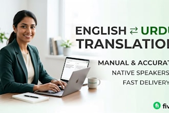 be your certified english urdu translator