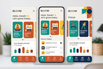 design creative and unique UI UX