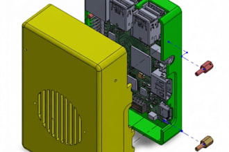 create 3d cad models and enclosures using solidworks