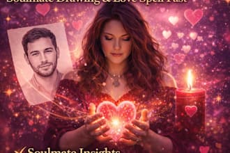 do soulmate reading psychic love reading soulmate drawing with love spell fast