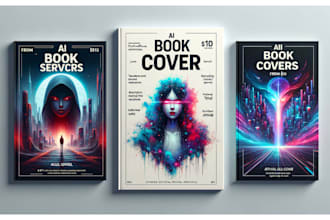 design a custom ai book cover for your KDP or ebook in 24 hours