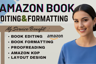 proofread, edit and format fiction book, memoir, and non fiction books