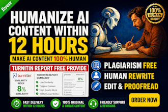 humanize ai content, rewrite, proofread, paraphrase, humanize chatgpt content