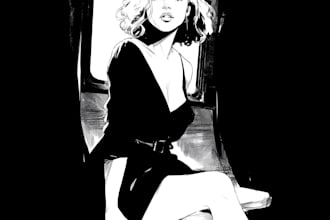 illustrate custom comic panels and pages for your story