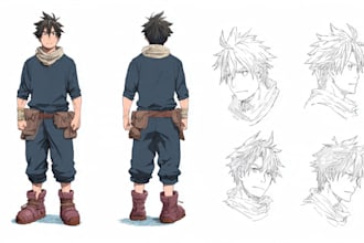 draw a manga character