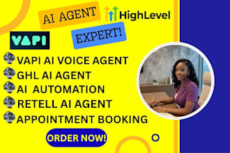 build vapi ai calling agent, gohighlevel ai automation for appointment booking