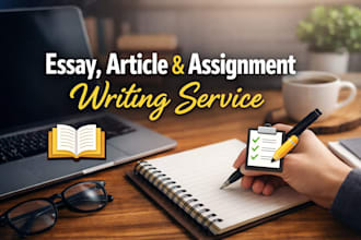 write professional essays, articles and assignments