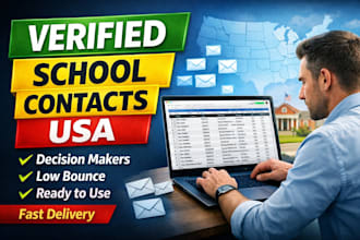 us school district email list with verified decision makers