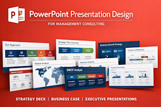 create mckinsey style slides corporate slide residegn business case presentation