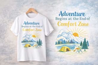 custom typography t shirts