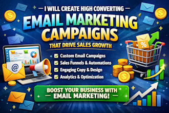 create high converting email marketing campaigns that drive sales growth