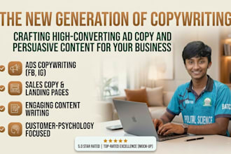 write high converting copy for ads websites and social media