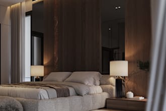 create modern interior design photorealistic 3d rendering luxury room design