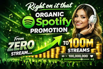 do organic spotify music promotion USA spotify music promotion