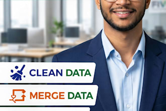 clean, merge, split excel data