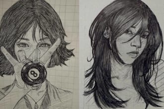 make stylised portraits for you