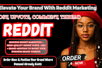 promote reddit SEO post comment thread for brand or website
