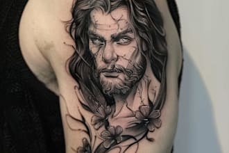 design a modern and minimalist tattoo design