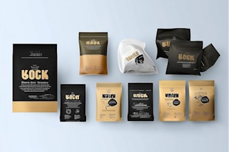 design minimalist packaging illustration